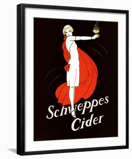 Schweppes Cider-null-Framed Art Print