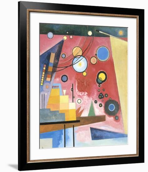 Schweres Rot, c.1924-Wassily Kandinsky-Framed Art Print