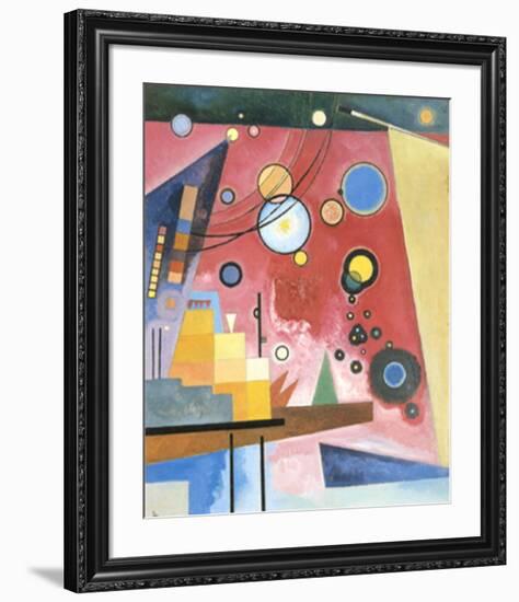 Schweres Rot, c.1924-Wassily Kandinsky-Framed Art Print