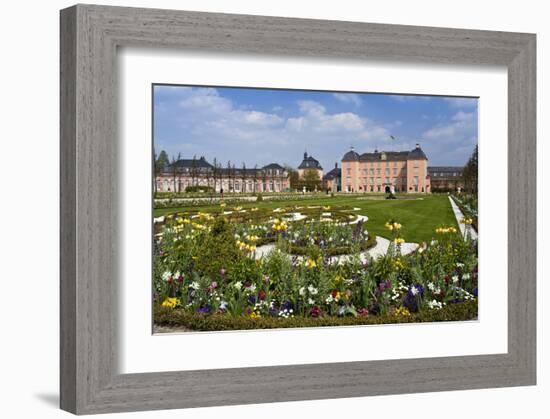 Schwetzingen Palace with Baroque Gardens, Schwetzingen, Baden-Wuerttemberg, Germany-null-Framed Art Print