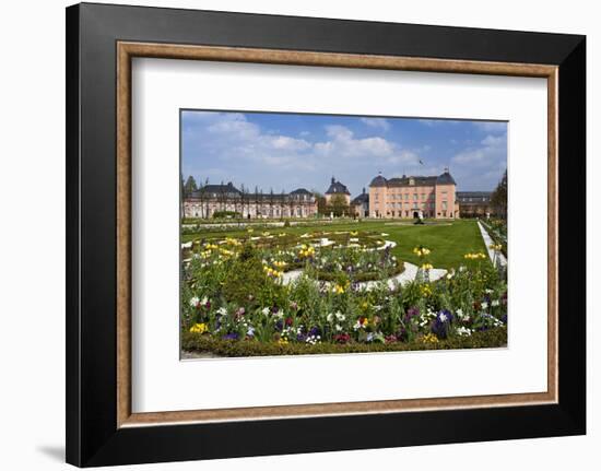 Schwetzingen Palace with Baroque Gardens, Schwetzingen, Baden-Wuerttemberg, Germany-null-Framed Art Print