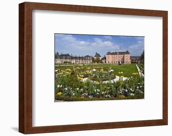 Schwetzingen Palace with Baroque Gardens, Schwetzingen, Baden-Wuerttemberg, Germany-null-Framed Art Print