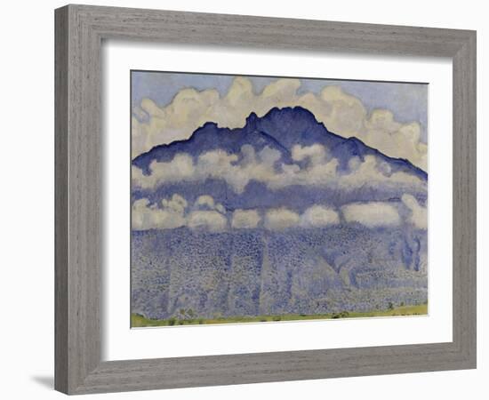 Schynige Platte, paysage de l'Oberland bernois, Suisse ou La Pointe d'Andey vue de Bonneville-Ferdinand Hodler-Framed Giclee Print