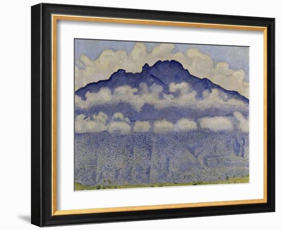 Schynige Platte, paysage de l'Oberland bernois, Suisse ou La Pointe d'Andey vue de Bonneville-Ferdinand Hodler-Framed Giclee Print