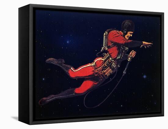 Sci Fi - Gravitron Jet Pack, 1928-Frank R. Paul-Framed Premier Image Canvas