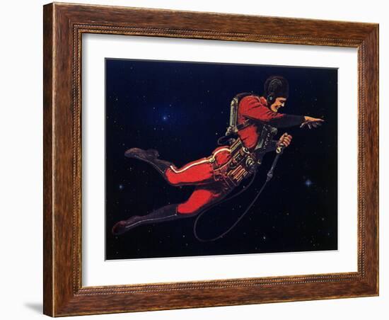 Sci Fi - Gravitron Jet Pack, 1928-Frank R. Paul-Framed Giclee Print