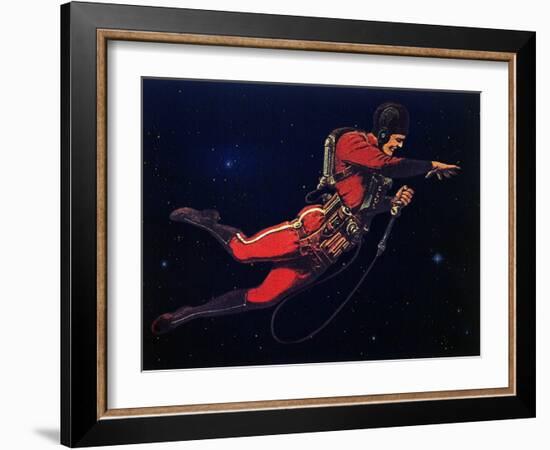 Sci Fi - Gravitron Jet Pack, 1928-Frank R. Paul-Framed Giclee Print