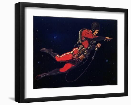 Sci Fi - Gravitron Jet Pack, 1928-Frank R. Paul-Framed Giclee Print