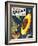 Sci-Fi Magazine Cover, 1929-Frank R. Paul-Framed Giclee Print