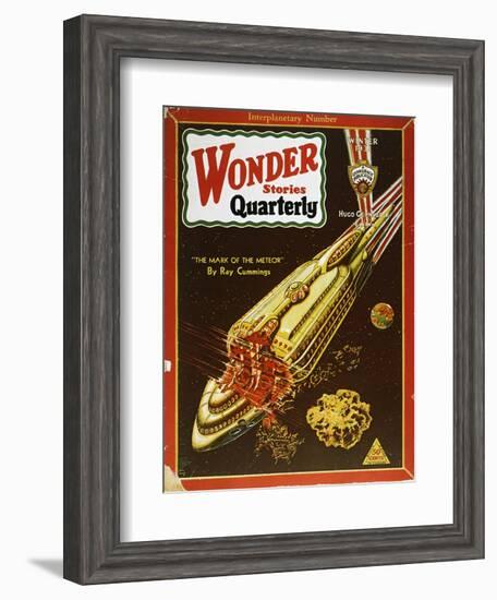 Sci-Fi Magazine Cover, 1931-Frank R. Paul-Framed Giclee Print