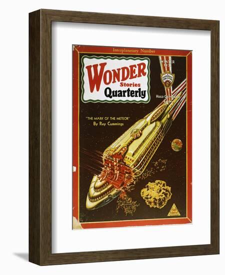 Sci-Fi Magazine Cover, 1931-Frank R. Paul-Framed Giclee Print