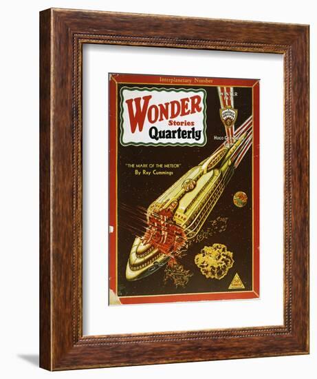 Sci-Fi Magazine Cover, 1931-Frank R. Paul-Framed Giclee Print