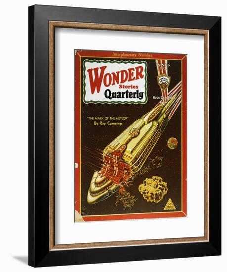 Sci-Fi Magazine Cover, 1931-Frank R. Paul-Framed Giclee Print