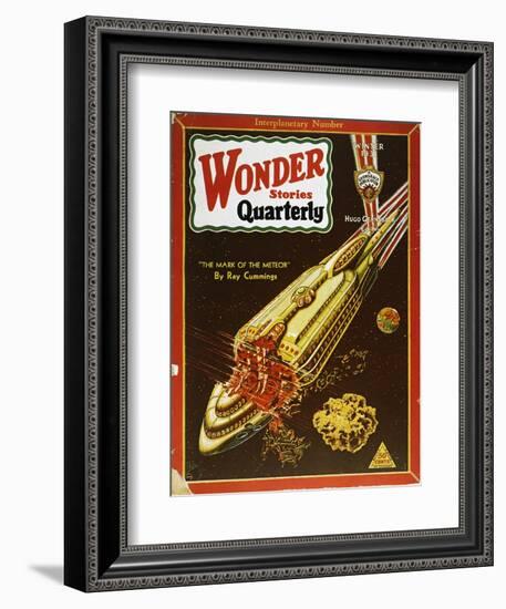 Sci-Fi Magazine Cover, 1931-Frank R. Paul-Framed Giclee Print