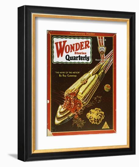 Sci-Fi Magazine Cover, 1931-Frank R. Paul-Framed Giclee Print