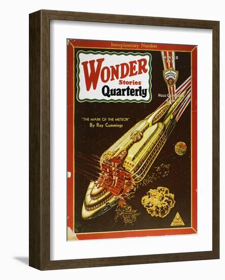 Sci-Fi Magazine Cover, 1931-Frank R. Paul-Framed Giclee Print