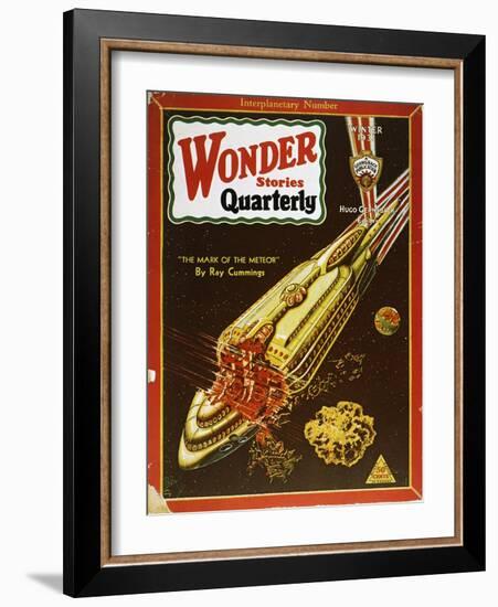 Sci-Fi Magazine Cover, 1931-Frank R. Paul-Framed Giclee Print