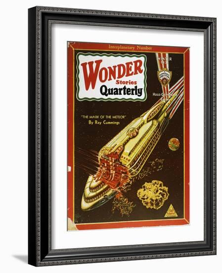 Sci-Fi Magazine Cover, 1931-Frank R. Paul-Framed Giclee Print