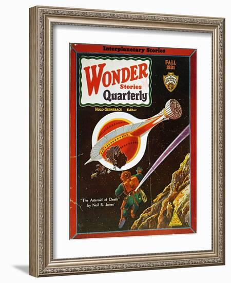 Sci-Fi Magazine Cover, 1931-Frank R. Paul-Framed Giclee Print