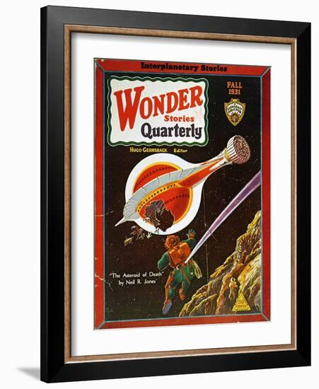 Sci-Fi Magazine Cover, 1931-Frank R. Paul-Framed Giclee Print