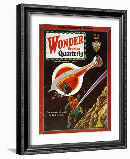 Sci-Fi Magazine Cover, 1931-Frank R. Paul-Framed Giclee Print