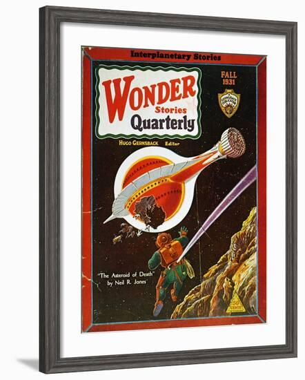 Sci-Fi Magazine Cover, 1931-Frank R. Paul-Framed Giclee Print