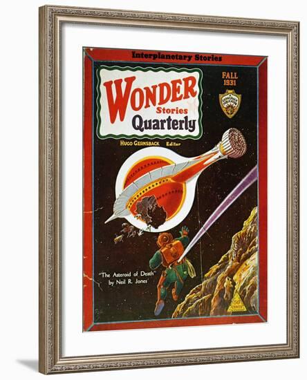 Sci-Fi Magazine Cover, 1931-Frank R. Paul-Framed Giclee Print