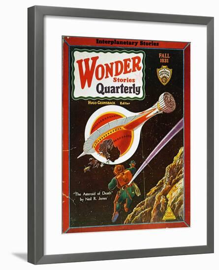 Sci-Fi Magazine Cover, 1931-Frank R. Paul-Framed Giclee Print