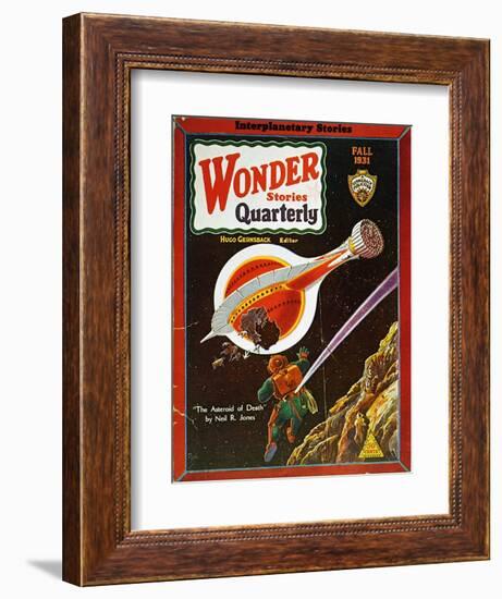 Sci-Fi Magazine Cover, 1931-Frank R. Paul-Framed Giclee Print