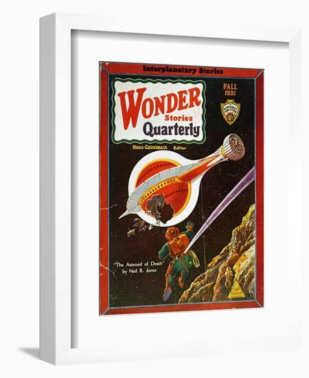 Sci-Fi Magazine Cover, 1931-Frank R. Paul-Framed Giclee Print