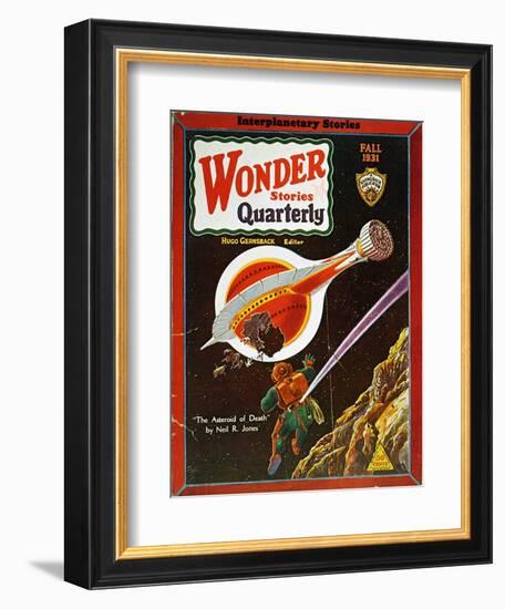 Sci-Fi Magazine Cover, 1931-Frank R. Paul-Framed Giclee Print