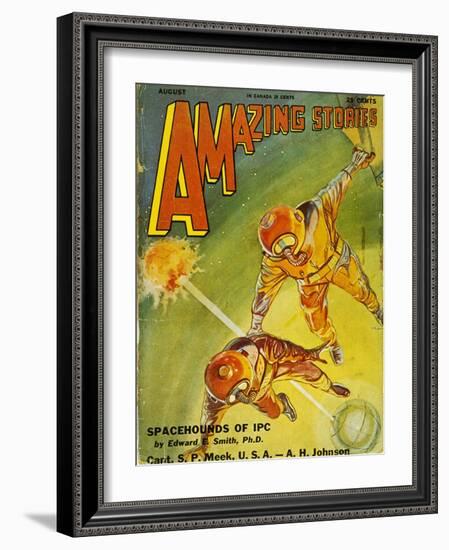 Sci-Fi Magazine Cover, 1931-Frank R. Paul-Framed Giclee Print