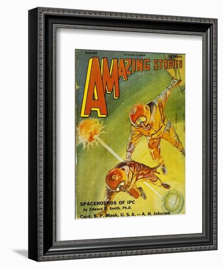 Sci-Fi Magazine Cover, 1931-Frank R. Paul-Framed Giclee Print