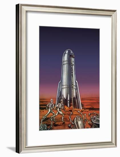 Sci Fi - Martian Aliens, 1938-null-Framed Giclee Print