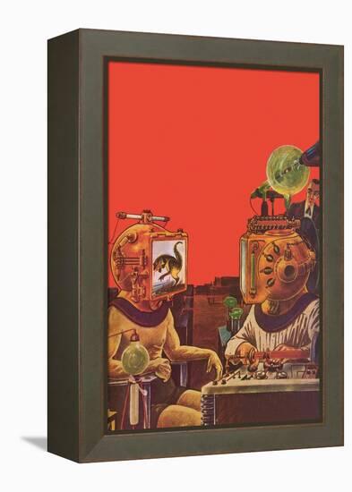 Sci Fi - Projection Helmets, 1929-Frank R Paul-Framed Premier Image Canvas