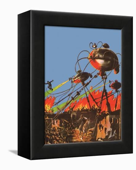 Sci Fi - War of the Worlds, 1927-Frank R Paul-Framed Premier Image Canvas