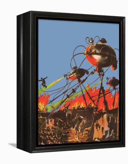 Sci Fi - War of the Worlds, 1927-Frank R Paul-Framed Premier Image Canvas