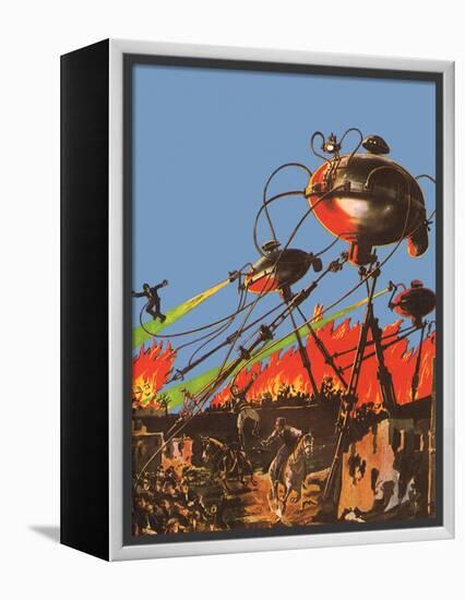 Sci Fi - War of the Worlds, 1927-Frank R Paul-Framed Premier Image Canvas