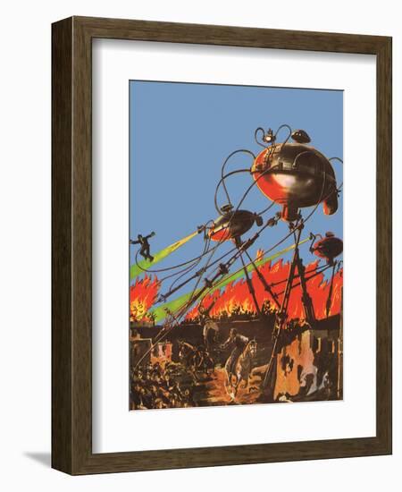 Sci Fi - War of the Worlds, 1927-Frank R Paul-Framed Giclee Print