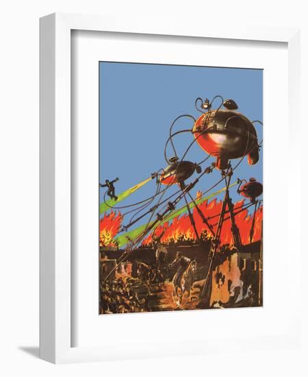 Sci Fi - War of the Worlds, 1927-Frank R Paul-Framed Giclee Print