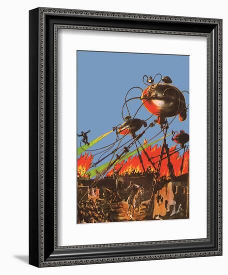 Sci Fi - War of the Worlds, 1927-Frank R Paul-Framed Giclee Print