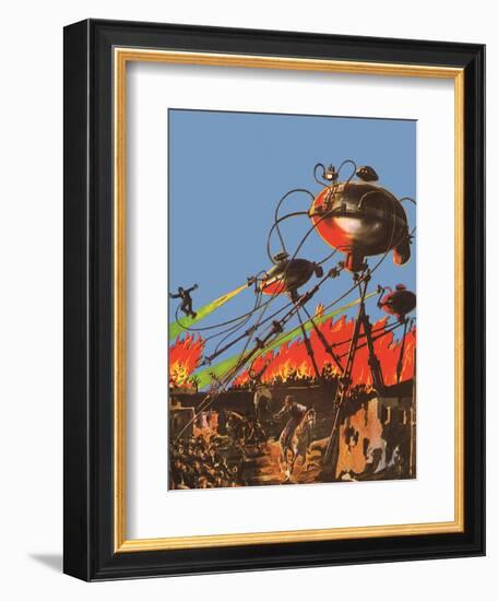 Sci Fi - War of the Worlds, 1927-Frank R Paul-Framed Giclee Print