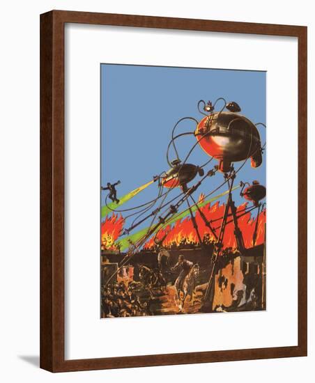 Sci Fi - War of the Worlds, 1927-Frank R Paul-Framed Giclee Print