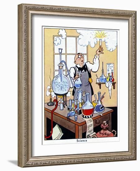 Science, 1936-René Bull-Framed Giclee Print