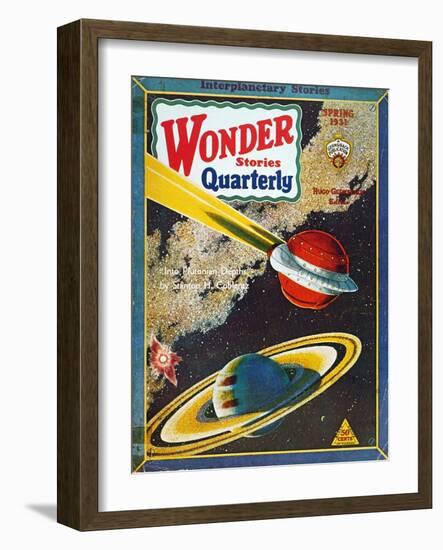 Science Fiction Cover, 1931-null-Framed Giclee Print