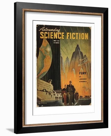 Science Fiction Magazine-Hubert Rogers-Framed Giclee Print