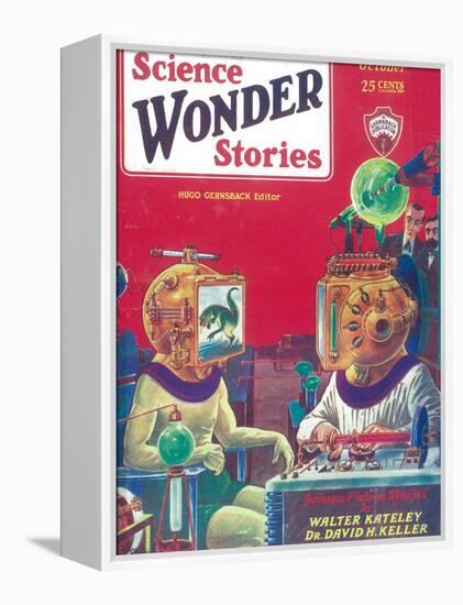 Science Wonder Stories-null-Framed Stretched Canvas