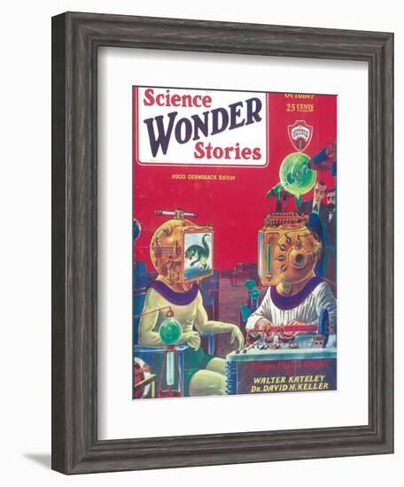 Science Wonder Stories-null-Framed Art Print