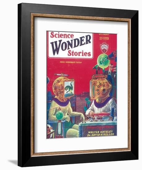 Science Wonder Stories-null-Framed Art Print