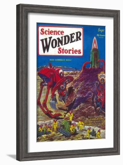 Science Wonder Stories--Framed Art Print